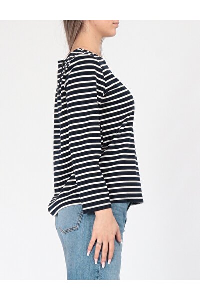 Vero Moda Bluza, Alb/Bleumarin