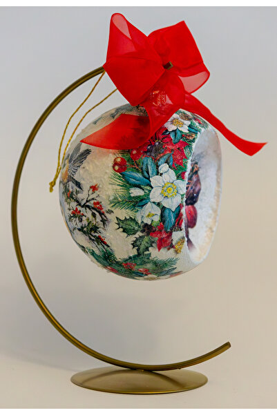 Kumiko Art Concave Christmas bauble D=10 cm
