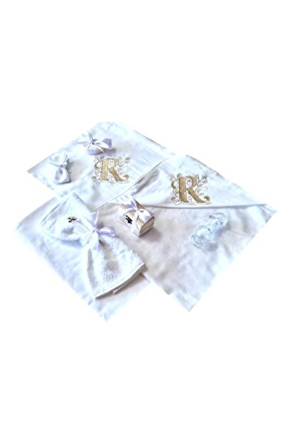 Mcf Set de 9 piese, Trusou complet pentru botez, MCF, Botez ortodox, Auriu, l...