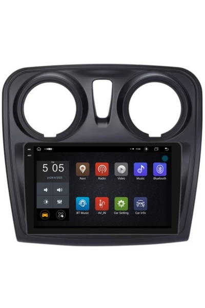 Piloton Navigație pentru Dacia Sandero 2 (2012-2020) — 8 GB RAM, 256 GB, 2K Q...