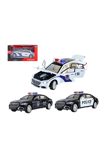 VARDEM OYUNCAK سيارة شرطة XHD-C2430 KUT C-B بمقياس 1:24 مع أضواء وصوت TSL