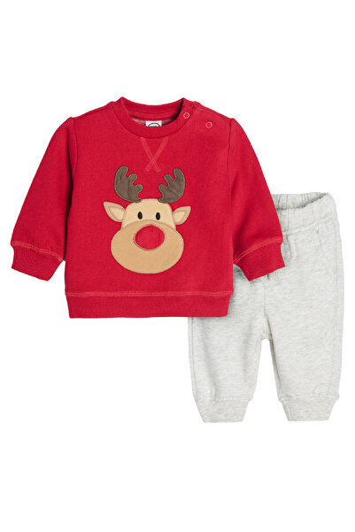 Cool Club Suit, Red/gray