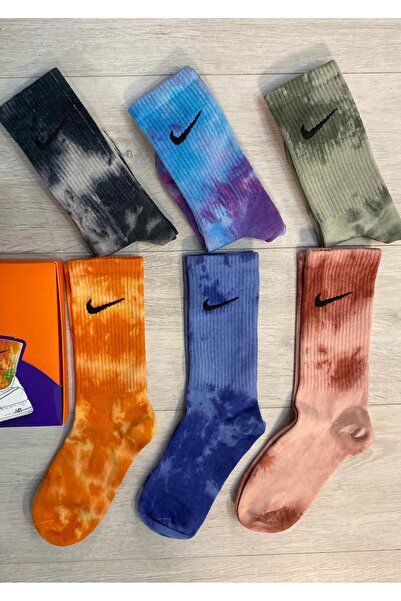 NO BRAND Universal colored socks 6 pairs