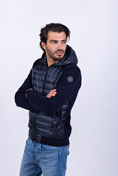 ARTIERI Combined fabric sweatshirt