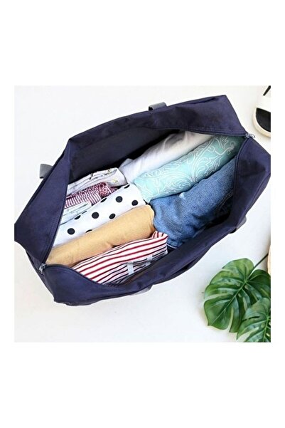 Generic Foldable Travel Bag - Dark Blue