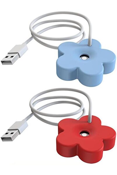 AZONEE USB Small Flower Humidifier, 2PCS Creative Cute Atomization Mist Maker...