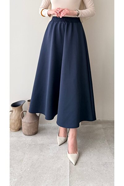 Sianzo SCUBA BELİ LASTİKLİ KLOŞ ETEK