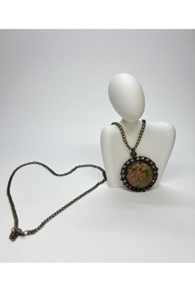 gemsartdeco Unakit Natural Stone Necklace