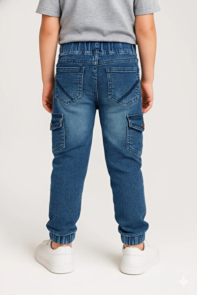 STITCH by MH Boys SEBREME Print Cargo Denim Jogger