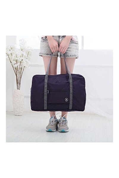 Generic Foldable Travel Bag - Dark Blue