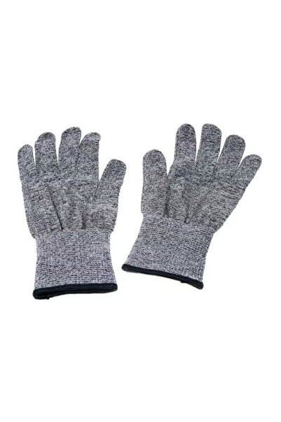 Generic Cut-resistant kitchen gloves, protective gloves for cooking and chopping vegetables, gray color