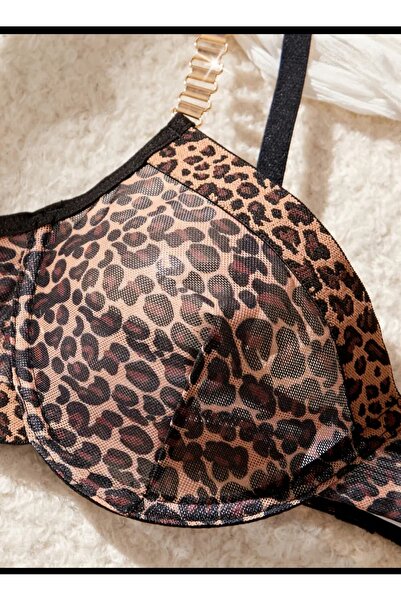 ARONA Leopard print bra panty set