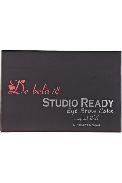 De Bela 18 Studio Ready Eye Brow Cake - 0.58 oz (01)