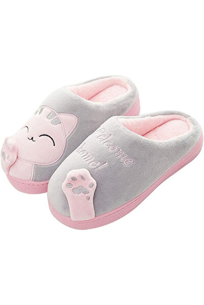 OEM Papuci de casă calde pentru femei, talpă antiderapantă, mărimea 42/43