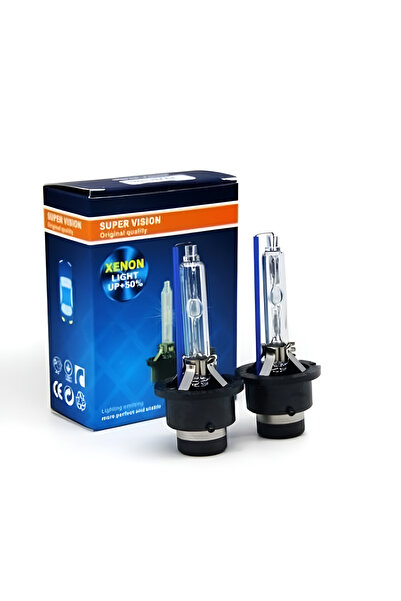 Instalight Set 2 Becuri auto Xenon pentru far, D2S , 35W, 6000K, White Knight...