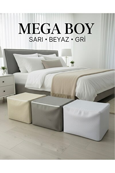 GÜMÜŞ hurç 5 Adet Saten Karışık Renk Yorgan Hurç Seti - Baza Altı Hurç Yorgan...