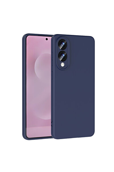 zore غطاء حماية لهاتف جالاكسي إس25 إيدج من إصدار آسما مارا - أزرق داكن