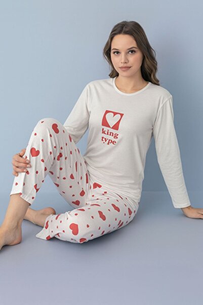Hepyek Cotton Long Sleeve Pajama Set