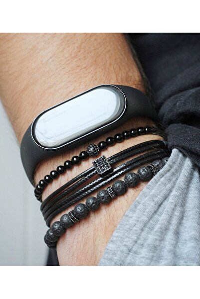 Crack Set bratari barbati Lucky Trio Grey