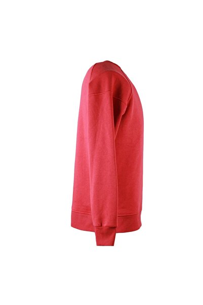 trender Ανδρικό φούτερ με λαιμόκοψη με μανίκια ρεγγάλα κόκκινο 5420