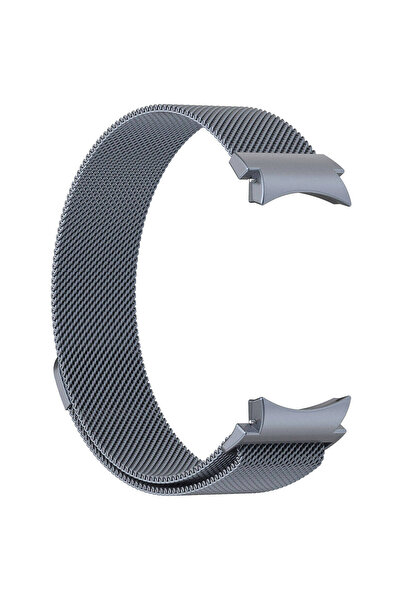 zore ساعة جالاكسي 6 مقاس 44 ملم متوافقة مع حزام KRD-01 المعدني - رمادي