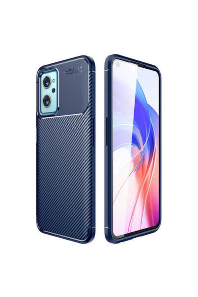 zore غطاء سيليكون أسود من نوع A36 Kılıf ASMA - أزرق داكن