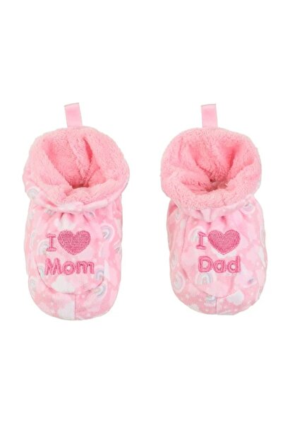 ELITECOMMERCEMARKET Botosei de Iarna Roz Curcubeu "I Love Mom I Love Dad" pen...