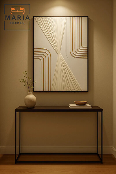 MARIA HOMES Textured Abstract Wall Art Modern Minimalist Decor for Living Room & Office - 80*120CM