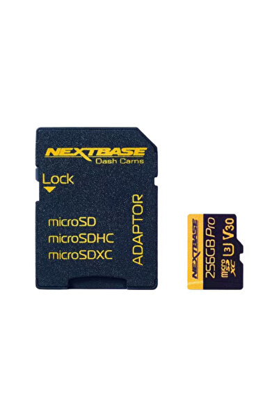 Nextbase Card micro SD de 256 GB cu adaptor, clasa de viteză U3, 70 MB/s