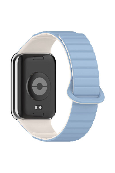 zore حزام ساعة شاومي ريدمي 4 من السيليكون ASMA KRD-105 - أزرق - ستارلايت