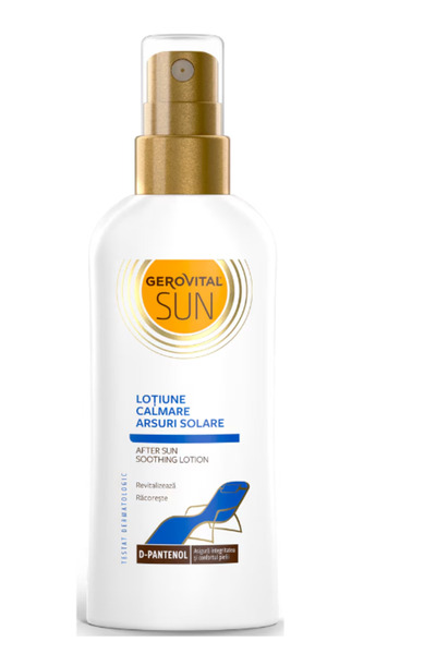 GEROVITAL Lotiune pentru calmarea arsurilor solare Gerovital Sun, 150 ml
