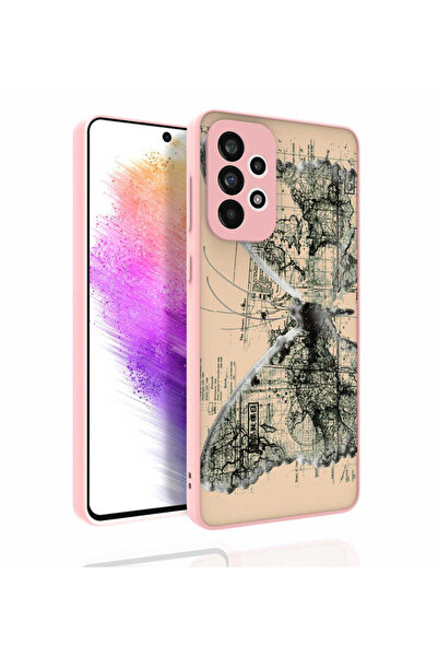 zore غطاء حماية للكاميرا لهاتف Galaxy A73 بنمط لامع من ASMA Nora - NO4