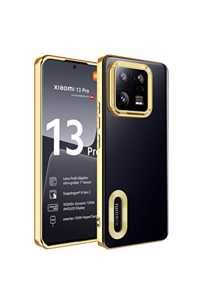 zore غطاء حماية لكاميرا هاتف Mi 13 Pro بشعار ASMA Omega - ذهبي