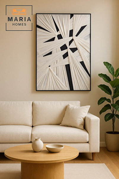 MARIA HOMES Modern Wall Art 120×80 – Abstract Frame & Luxury Wall Decor for Living Room