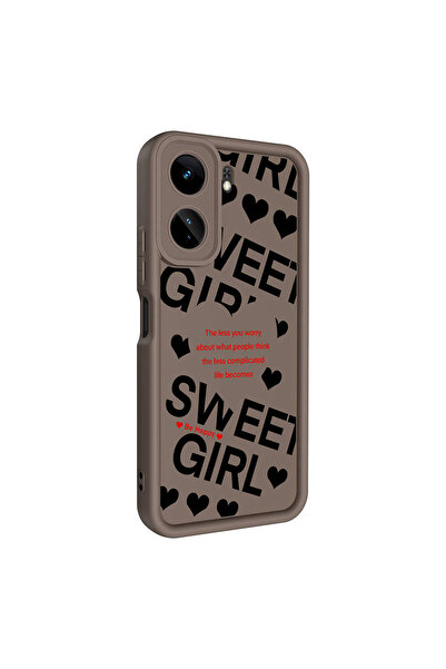 zore حافظة Poco C65 مع حماية للكاميرا مطبوع درجة، غطاء خلفي أنيق من نوع ASMA ...