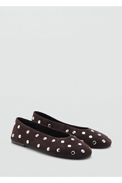 MANGO Woman Zımba detaylı süet babet