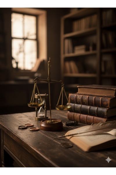 seymenbıçakçılık Dekoratif Mini Adalet Terazisi Biblo – Metal Zincirli Masaüs...