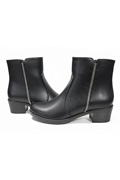 KALKANSHOES Guaranteed waterproof non-slip sole thick heeled zippered women's boots size 38-39-40-41