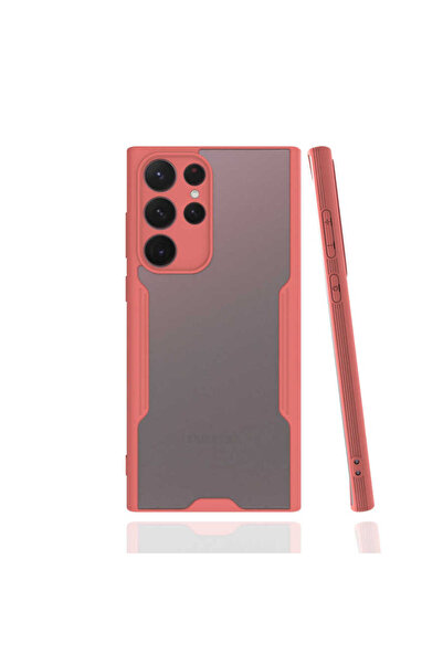 zore Galaxy S22 Ultra Case Asma Parfe Cover - Pink