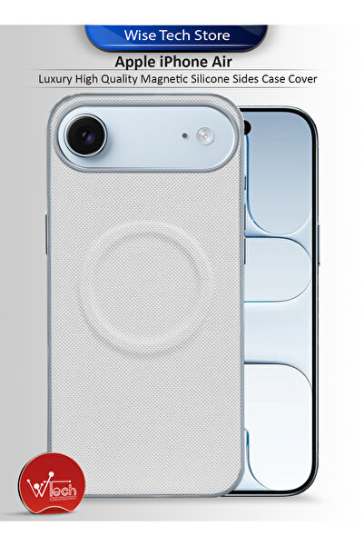Wtech Apple iPhone Air 5G 2025 Luxury High Quality Magnetic Silicone Sides Case Cover