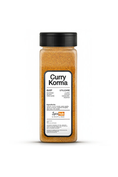 Spicehub Mix Curry Korma, condiment premium pentru curry indian cremos, pui si legume, 500g
