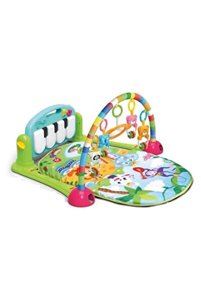 Toy Toy Toy Children's play mat with arch, lights and sounds - Green