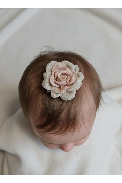 Toka Delisi Agrafă pentru păr fără păr de somon crem, drăguță agrafă pentru p...