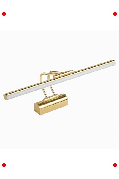 markentegra شمعدان حائط ذهبي حديث، 35 سم، ضوء النهار