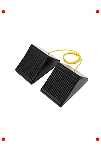 Genel Markalar Halatlı Lastik Tekerlek Takozu Seti - 2 Adet (8"x5"x4")