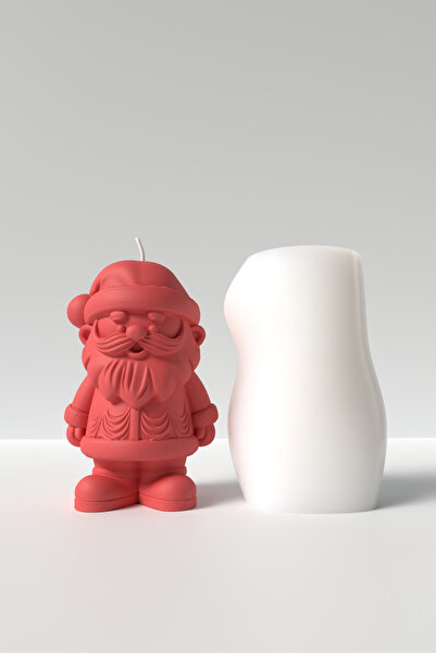 Cageartstudio Noel Baba Mum Silikon Kalıp M3 - Yılbaşı ve Christmas Temalı Mu...
