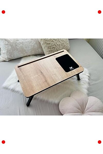 markentegra Folding Laptop Stand with Phone/Tablet Compartment