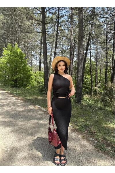 bbeox.com Gofre Etek Crop Takım