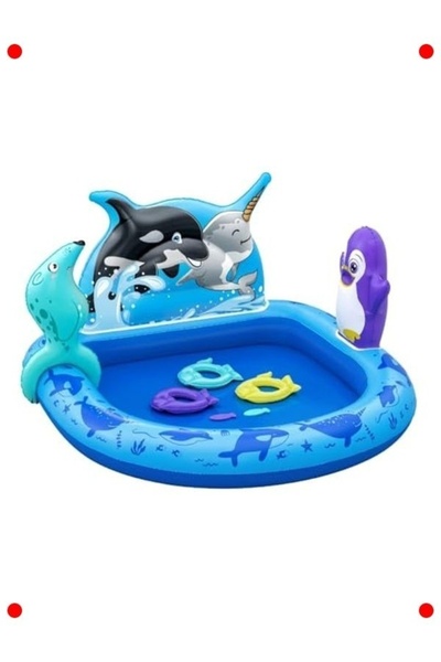 Genel Markalar Şişme Kutup Ayısı Temalı Çocuk Oyun Merkezi