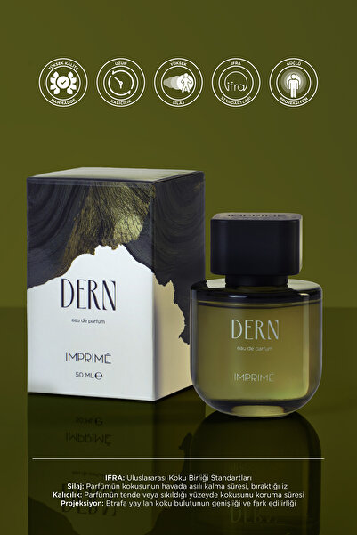 Imprime Dern Edp Men's Perfume 50ml | Fougere & Odunsu | Apple, Plum, Cinnamon, Lavender, Honey, Amber, Vanilla